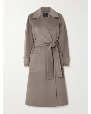 JOSEPH Arline Mantel Aus Einer Woll-Kaschmirmischung Mit Bindegürtel - Grau