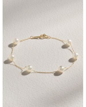 Mizuki 14-Karat Pearl Bracelet - Natural