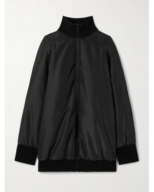 Norma Kamali Oversized Padded Shell Bomber Jacket - Black