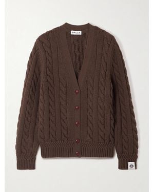 Bally Cardigan Aus Wolle - Braun