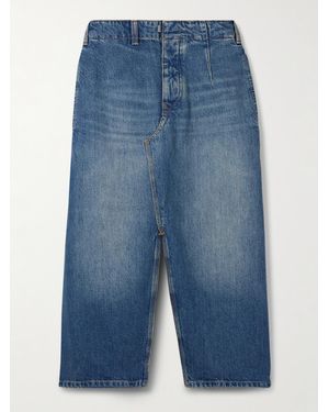 Victoria Beckham Denim Midi Skirt - Blue