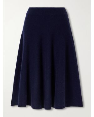 arch4 Hillgate Cashmere Midi Skirt - Blue