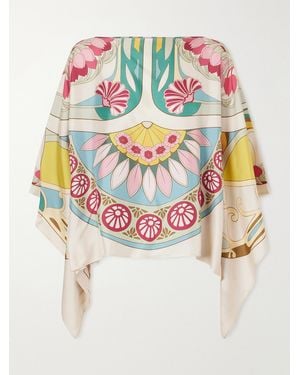 La DoubleJ Printed Silk-Twill Blouse - Multicolour