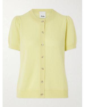 Allude Cashmere Cardigan - Gelb