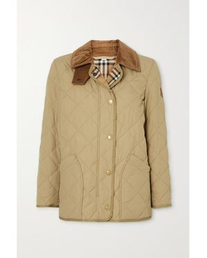 Burberry Quilted Thermoregulated Barn Jacket - Natural