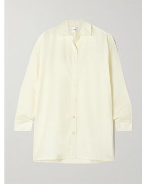 Leset Yoko Oversized Cotton-Poplin Shirt - Natural