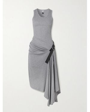 Loewe Asymmetric Long Dress - Gray