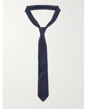 Frankie Shop Lene Krawatte Aus Jacquard Mit Punkten - Blau