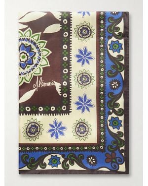 ALÉMAIS Jasper Printed Silk-Twill Scarf - Multicolour
