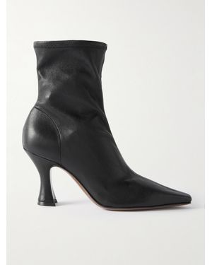 Neous Ran Stretch-Leather Ankle Boots - Black