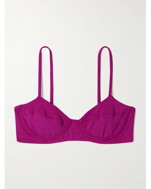 Mara Hoffman Net Sustain Lua Bügel-Bikini-Oberteil - Pink