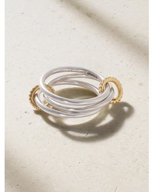 Spinelli Kilcollin Solarium Sterling, 18-Karat And Diamond Ring - Natural