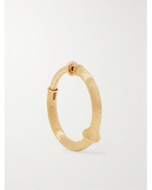 Ole Lynggaard Copenhagen Nature Large 18-Karat Hoop Earring - Metallic