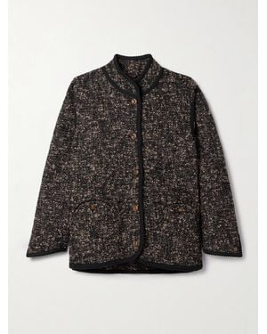 Blazé Milano Katara Jacke Aus Bouclé - Schwarz