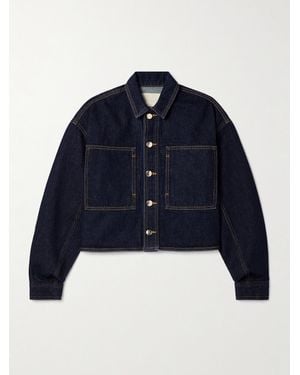 Ulla Johnson Bobbi Cropped Denim Jacket - Blue