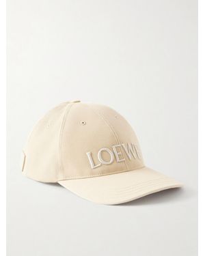 Loewe Paula's Ibiza Embroidered Cotton-Twill Baseball Cap - Natural