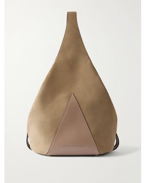 Stella McCartney Appaloosa Vegan Suede Shoulder Bag - Natural