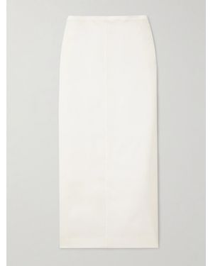 KHAITE Lalisa Silk-Organza Maxi Skirt - White