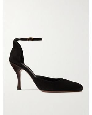Neous Nekkar Pumps Aus Veloursleder - Weiß