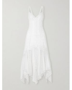 Charo Ruiz Blossel Cotton-Blend Maxi Dress - White