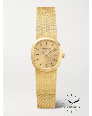 KEEPER VINTAGE Patek Philippe Vintage 1970S Ellipse Hand-Wound 20Mm 18-Karat Watch - Metallic