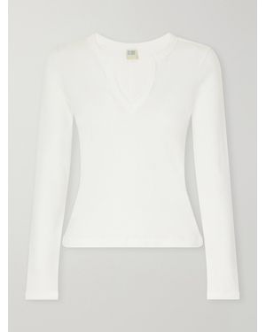Flore Flore Iman Organic Cotton-Jersey T-Shirt - White