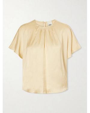 Isabel Marant Sakine Satin Blouse - Natural