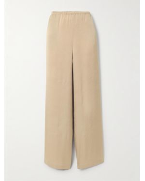 NET-A-PORTER FOR THE KING'S FOUNDATION Satin Pants - Natural