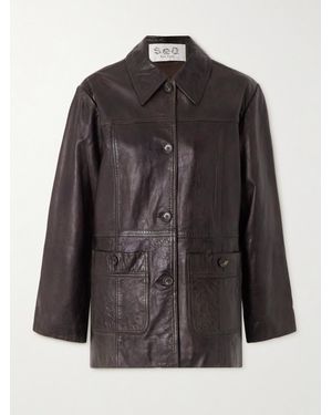 Sea Lenoir Leather Jacket - Black