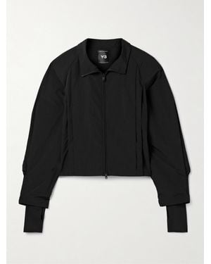 adidas Originals Y-3 Gathered Shell Jacket - Black