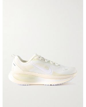Nike Vomero 18 Leather And Rubber-Trimmed Mesh Trainers - Natural