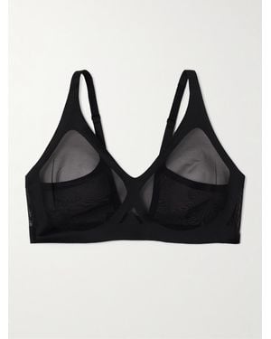 Spanx Supersmooth Sheersense Soft-Bh Aus Stretch-Material - Schwarz