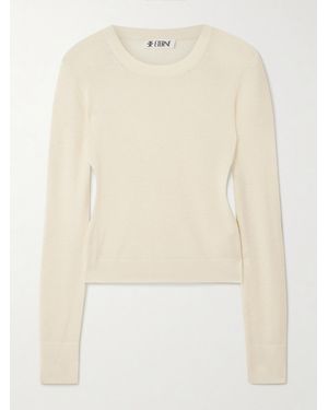 ÉTERNE Clark Ribbed Cashmere Jumper - Natural