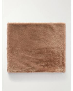 TOVE Bonne Shearling Snood - Brown