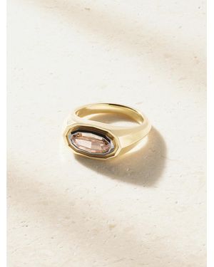 Lucy Delius Insignia 18-Karat Diamond Ring - Natural