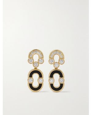 Viltier Magnetic Solo 18-Karat, Onyx And Diamond Earrings - Natural