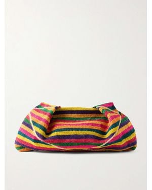 Sensi Studio Medium Two-Tone Sisal Clutch - Multicolor