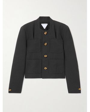 Bottega Veneta Woven Jacket - Black