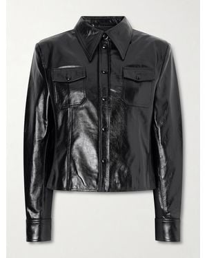Willy Chavarria Chavela Leather Jacket - Black