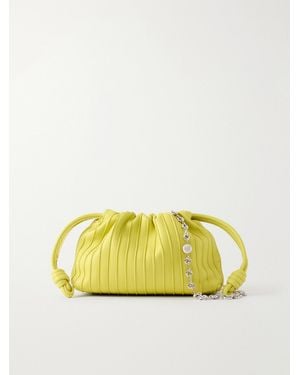 Loewe Flamenco Mini Leather Shoulder Bag - Yellow