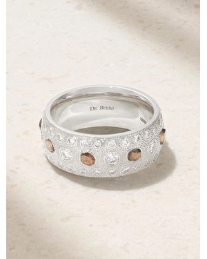 De Beers Talisman Large 18-Karat Diamond Ring - Natur