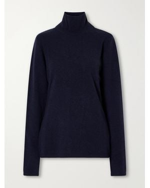 TOVE Wool And Cashmere-Blend Turtleneck Jumper - Blue