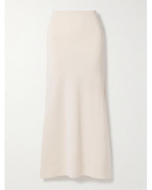 FFORME Robyn Wool-Blend Maxi Skirt - White