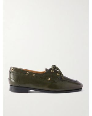 Bally Pathy Bootsschuhe Aus Leder - Grün