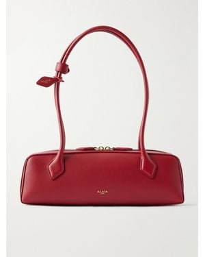 Alaïa Le Teckel Medium Leather Shoulder Bag - Red