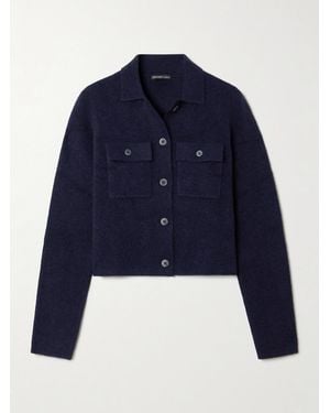 James Perse Stretch-Knit Jacket - Blue