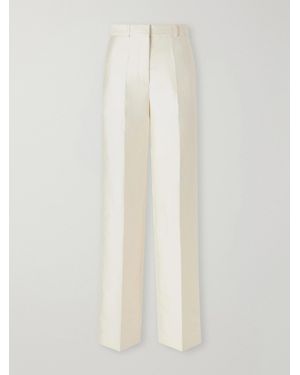 JOSEPH Mitae Straight-Leg Pants - White