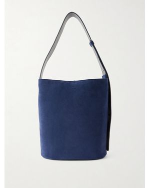 LIE STUDIO Norma Suede Tote - Blue