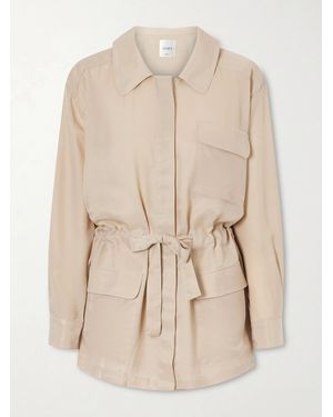 Leset Kim Drawstring Tencel Jacket - Natural