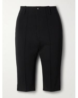 Kallmeyer Daphne Cropped Stretch-Crepe Trousers - Black